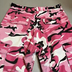 Rothco Pink Camo Pants Cargo Military Tactical Y2K Streetwear Skate BDU Size Med